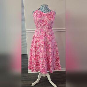 Lilly Pulitzer Pink Floral Mini Dress